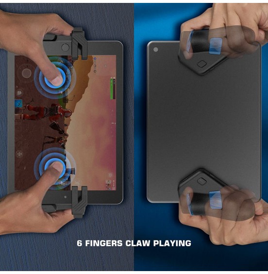 GameSir F7 Claw Mobile Game Controller for Android Tablet/ iPad, PUBG Controller, Plug and play , 4 Trigger, Sensitive Aim Shoot Joystickпј€Six Finger Operationпј‰for PUBG/Fornite GameSir F7 Claw Mobile Game Controller for Android Tablet/ iPad, PUBG Controller, Plug and play , 4 Trigger, Sensitive Aim Shoot Joystickпј€Six Finger Operationпј‰for PUBG/Fornite
