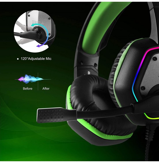 EKSA E1000 USB Gaming Headset for PC - Computer Headphones with Microphone/Mic Noise Cancelling, 7.1 Surround Sound Wired Headset&RGB Light - Gaming Headphones for PS4/PS5 Console Laptop EKSA E1000 USB Gaming Headset for PC - Computer Headphones with Microphone/Mic Noise Cancelling, 7.1 Surround Sound Wired Headset&RGB Light - Gaming Headphones for PS4/PS5 Console Laptop